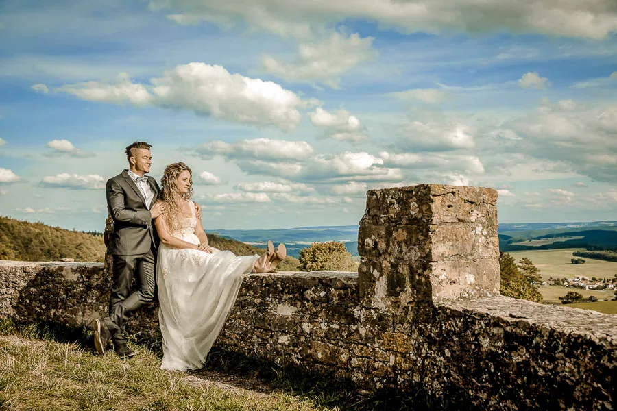 After-Wedding-Shooting am Schloss Kochberg mit Lisa und Benjamin – Aufnahme 1 von Delf Zeh