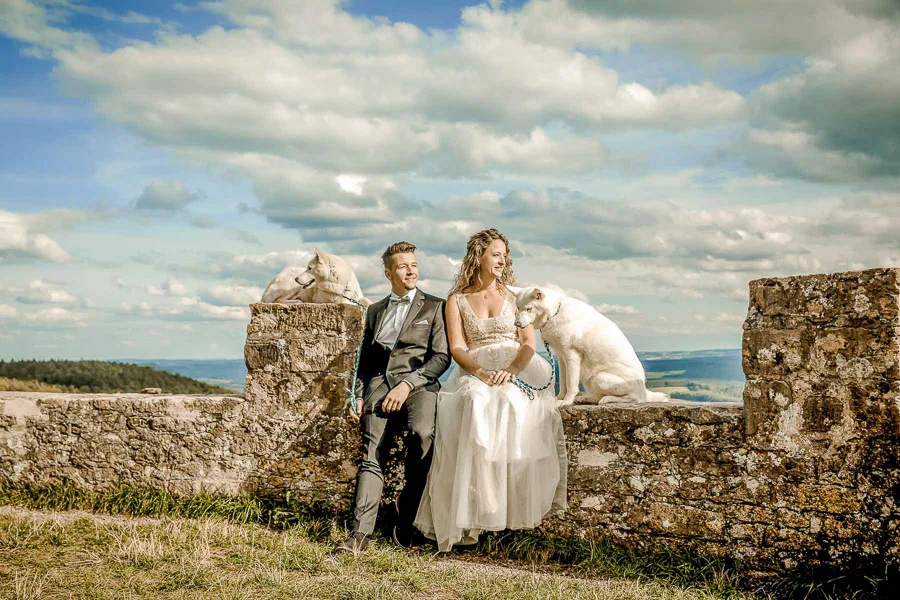 After-Wedding-Shooting am Schloss Kochberg mit Lisa und Benjamin – Aufnahme 3 von Delf Zeh