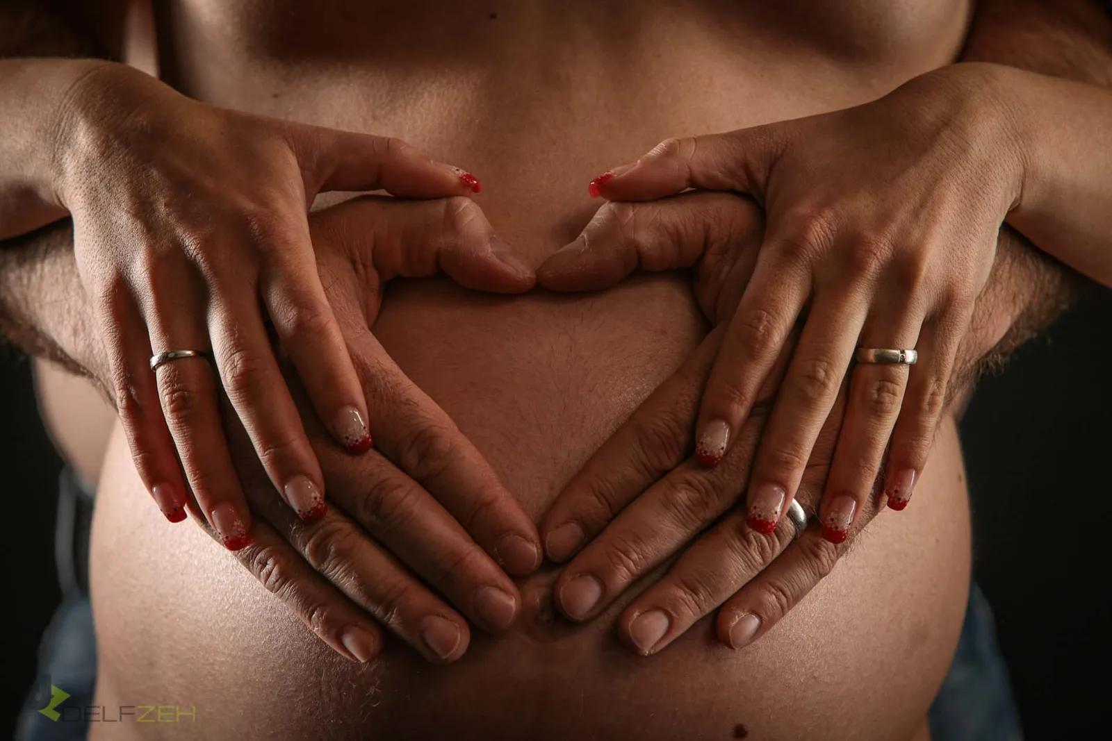 Babybauchfoto aus dem Fotostudio von Delf Zeh in Erfurt – Beispiel 7
