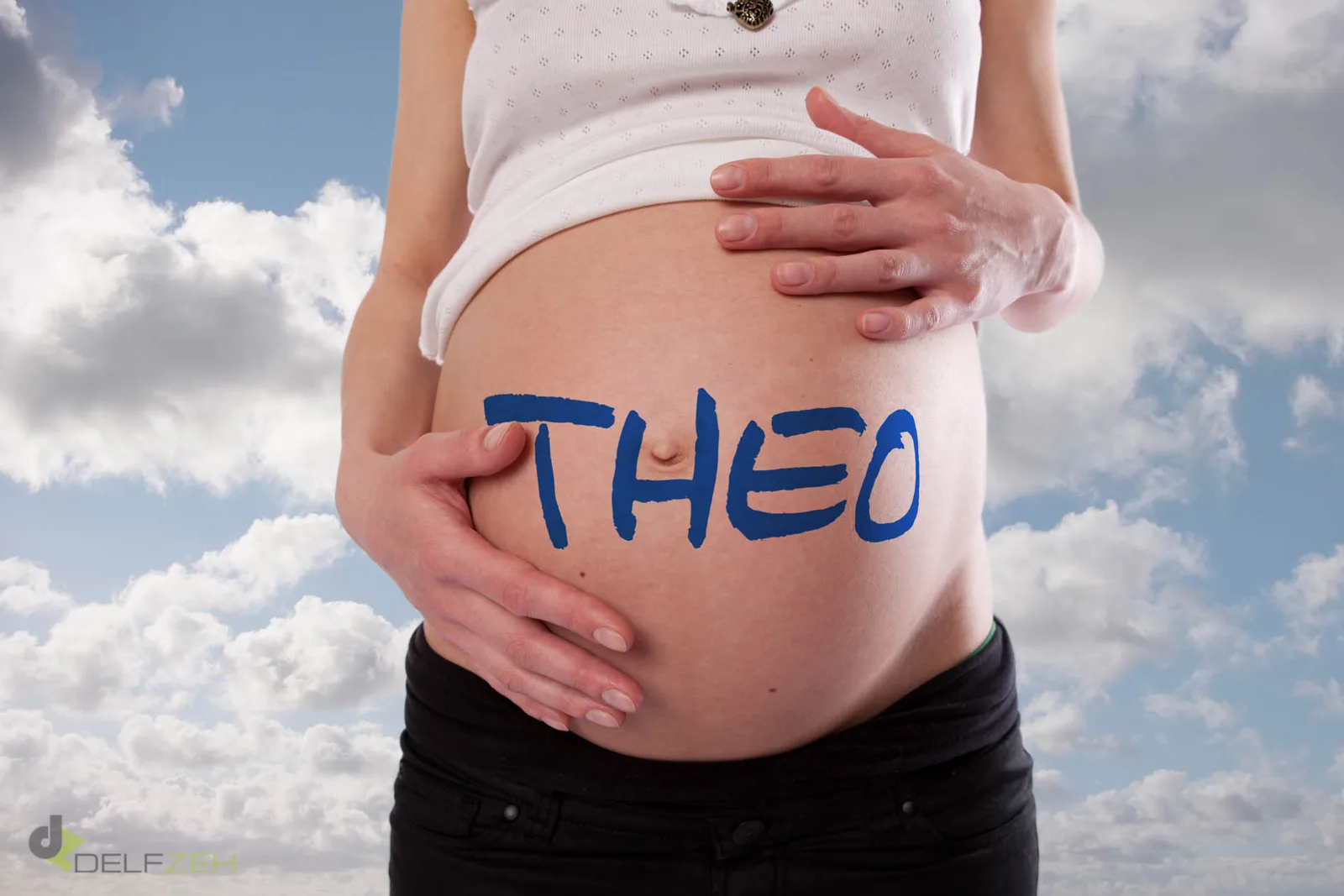 Babybauchfoto aus dem Fotostudio von Delf Zeh in Erfurt – Beispiel 10