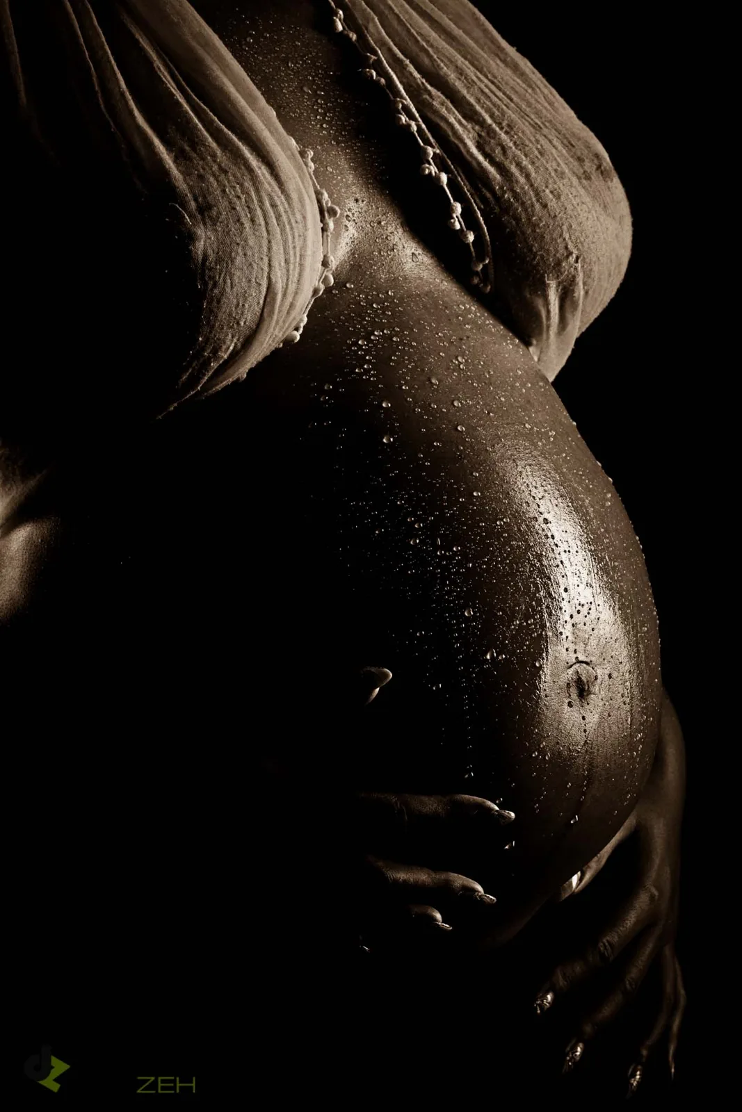 Babybauchfoto aus dem Fotostudio von Delf Zeh in Erfurt – Beispiel 15