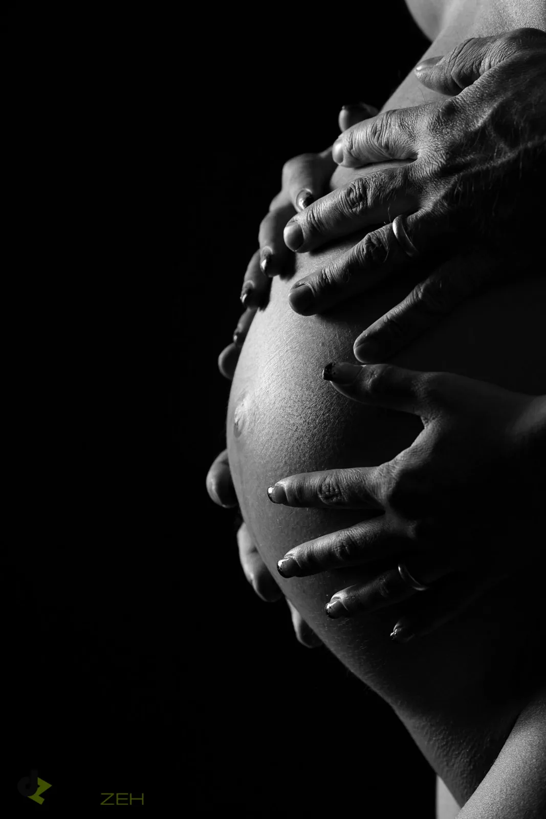 Babybauchfoto aus dem Fotostudio von Delf Zeh in Erfurt – Beispiel 19