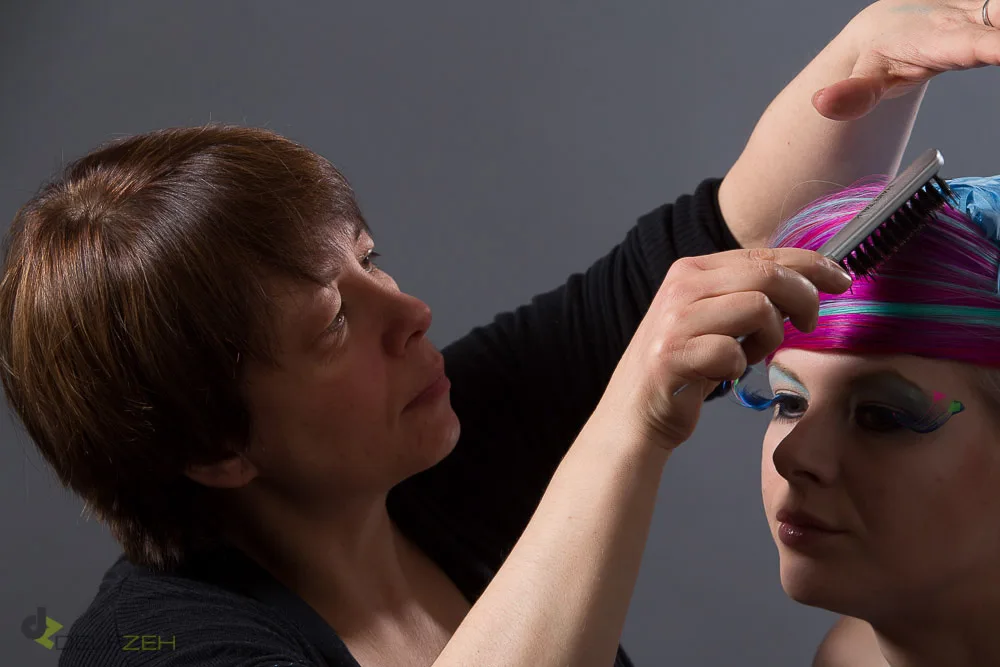 Colour Blocking – kreative Portraits mit kräftigen Farben – Aufnahme 5 von Delf Zeh