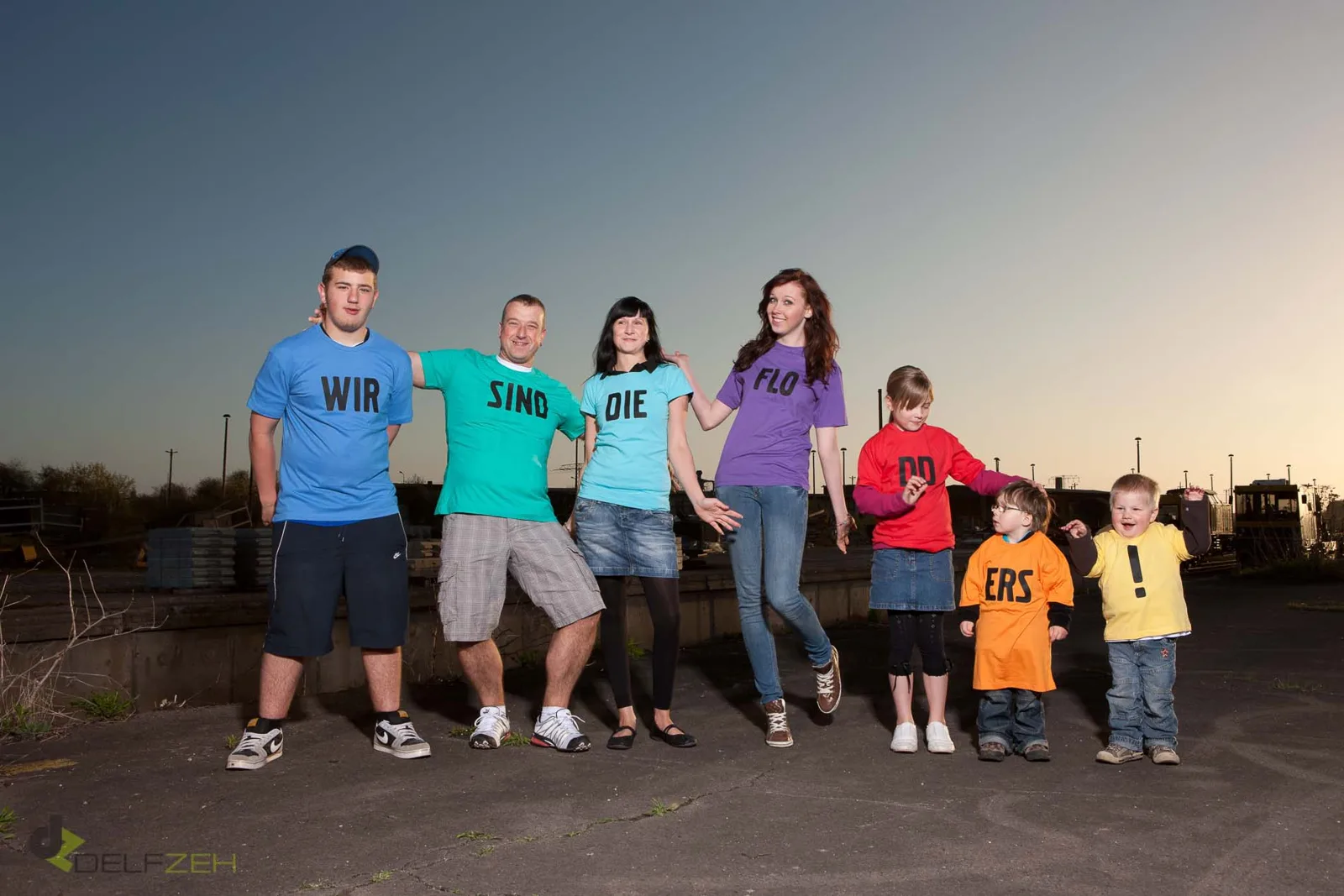 Familienfoto aus dem Fotostudio von Delf Zeh in Erfurt – Beispiel 2