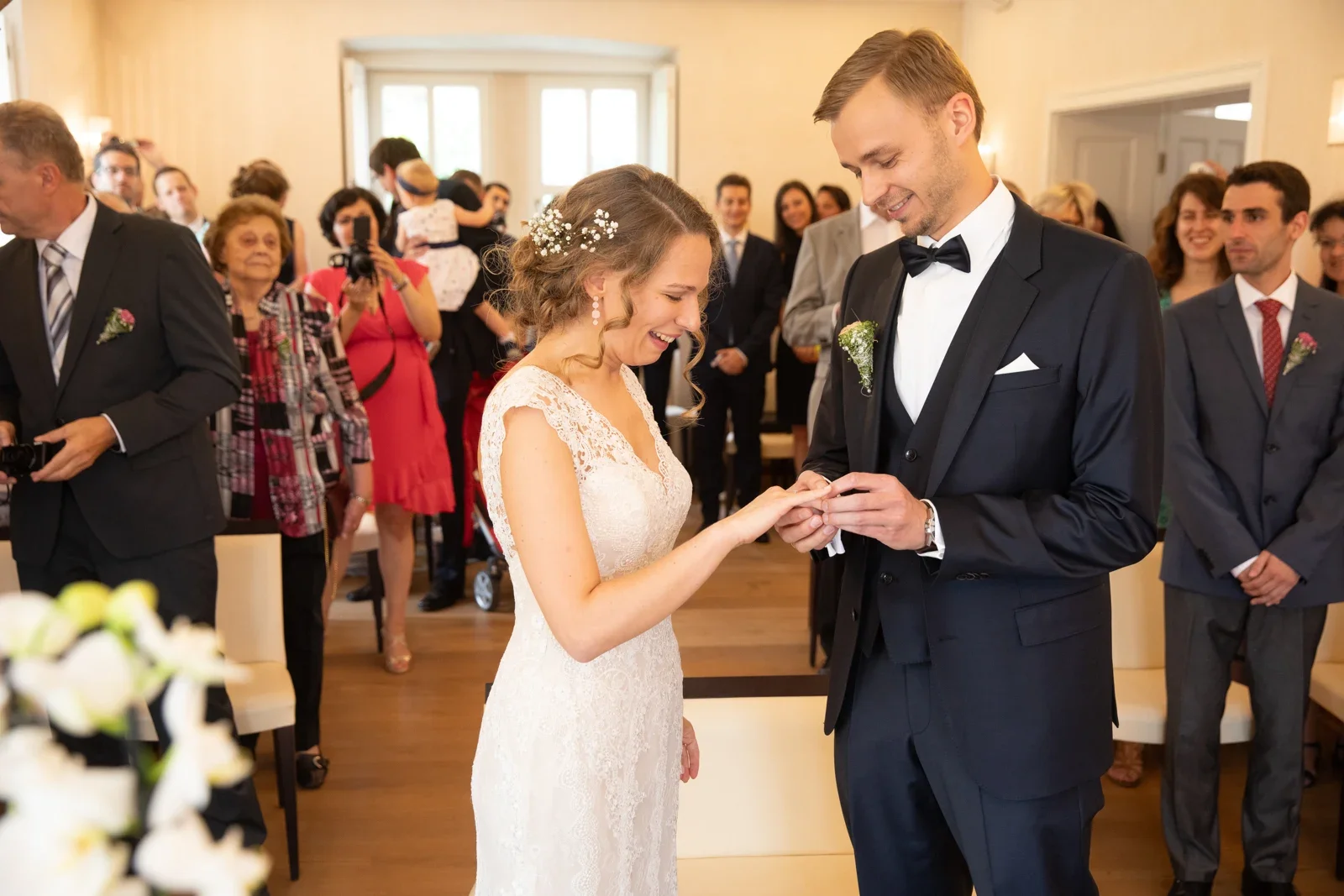 Der Ringwechsel – Hochzeit von Sylvia und Danny in Bad Salzungen