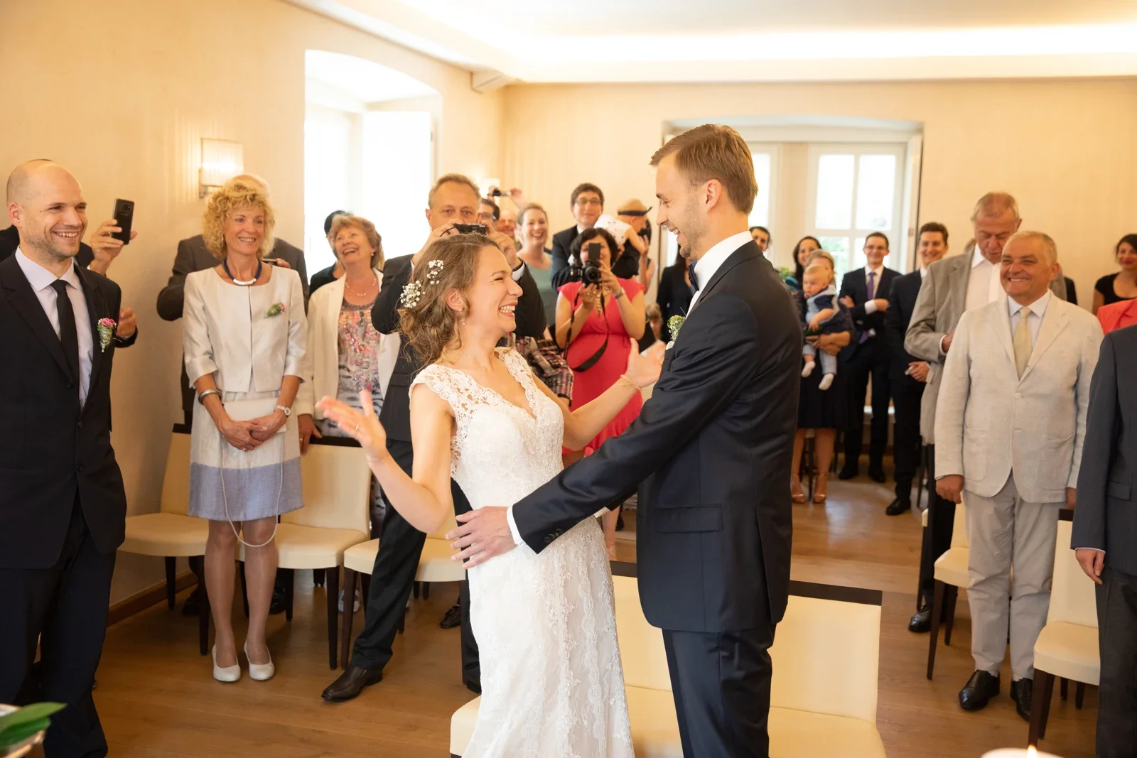 Sylvia und Danny während der Zeremonie – Hochzeit von Sylvia und Danny in Bad Salzungen
