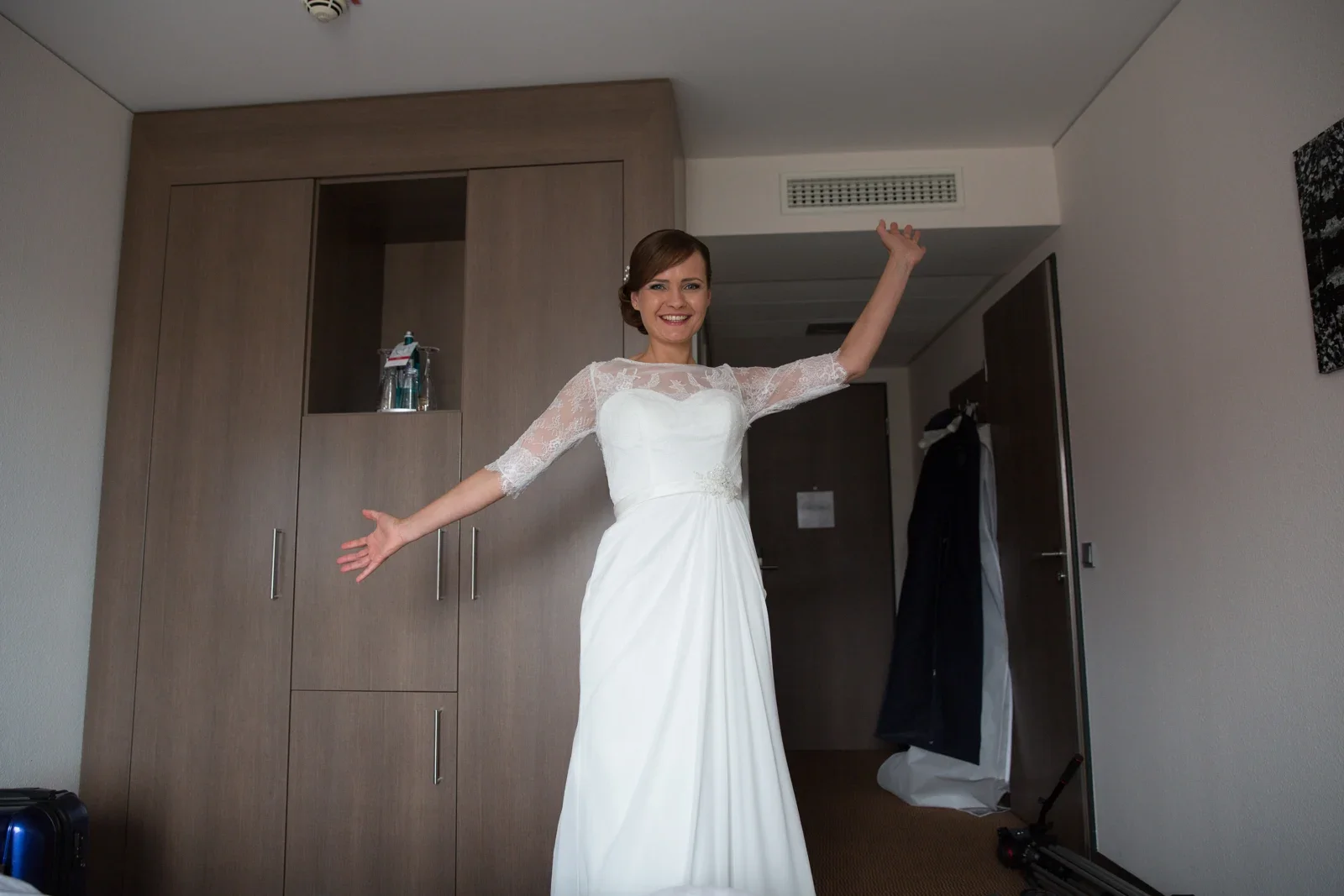 Gesa im Brautkleid – Hochzeit von Gesa und Harald in Bad Schwalbach, Budenheim und Mainz