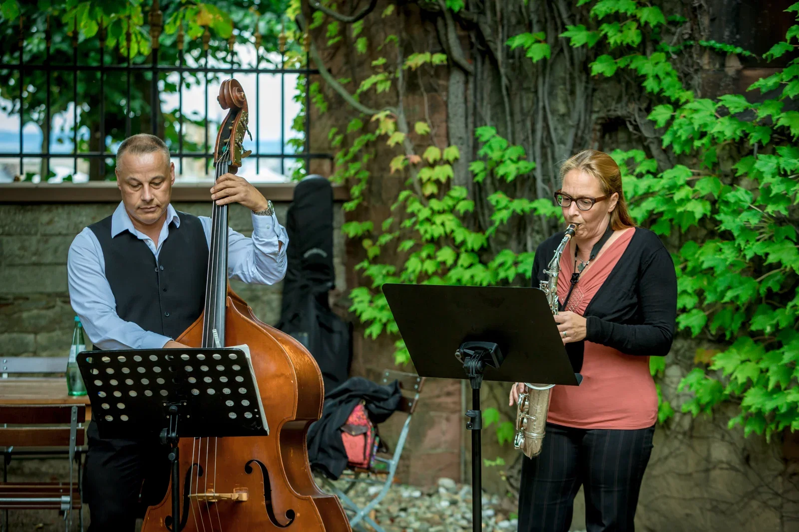 Live-Musik im Grünen – Hochzeit von Gesa und Harald in Bad Schwalbach, Budenheim und Mainz