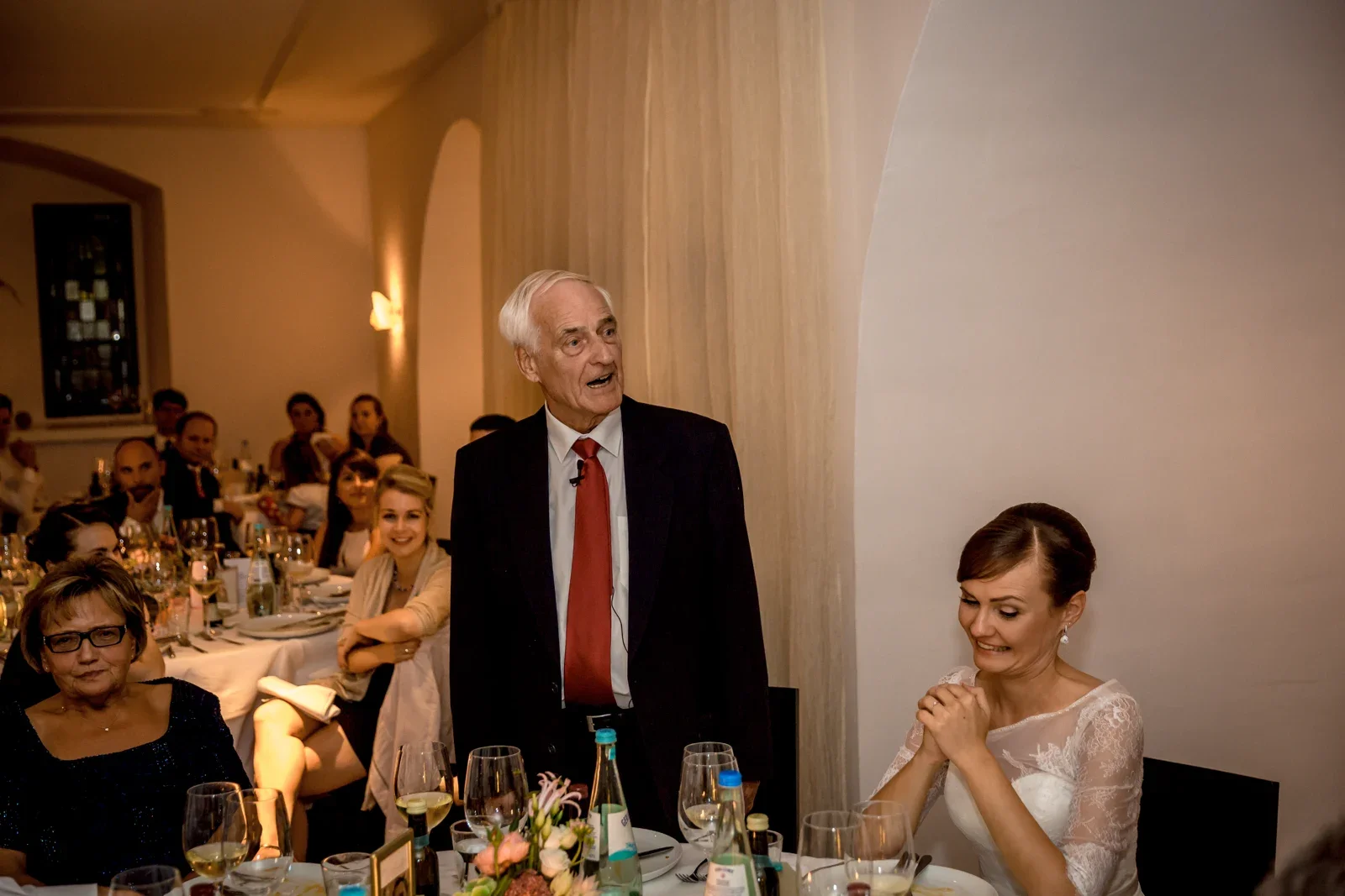 Ein persönlicher Beitrag am Hochzeitstisch – Hochzeit von Gesa und Harald in Bad Schwalbach, Budenheim und Mainz