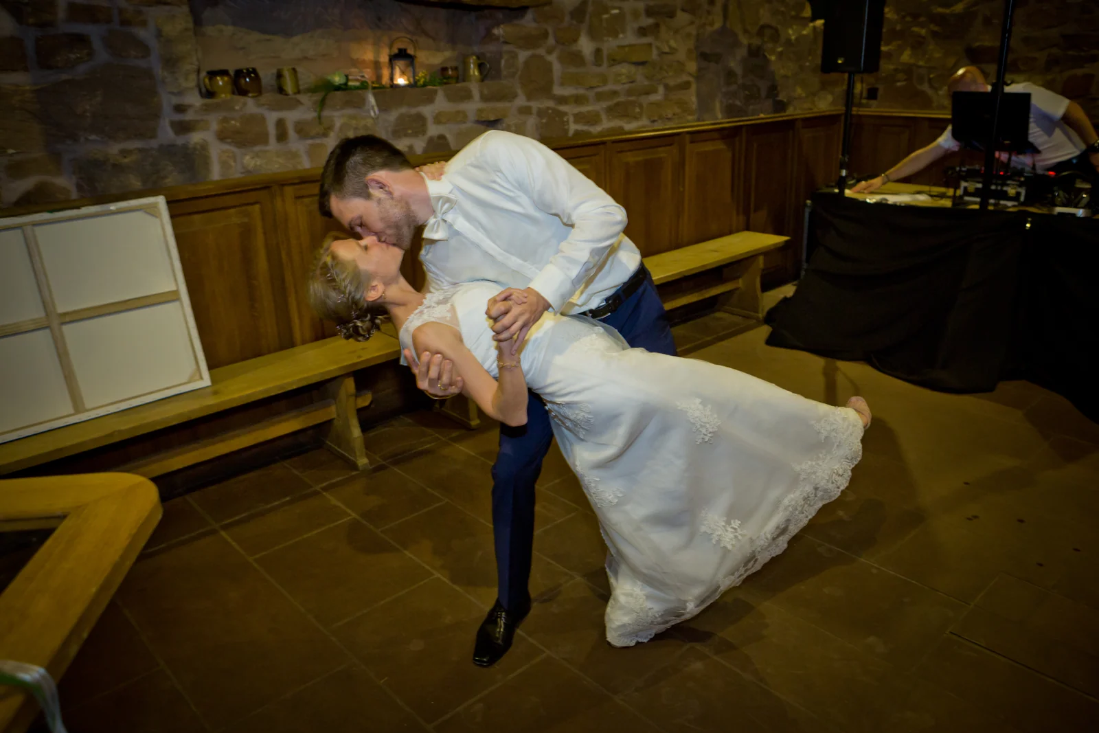 Tina und Moritz beim Tanz am Abend – Hochzeitsreportage von Tina und Moritz