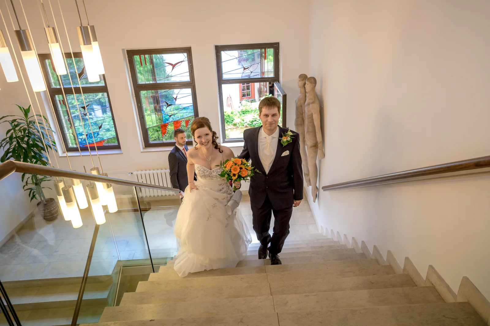Gemeinsam auf dem Weg zur Trauung – Hochzeit von Jana und Alex in Erfurt
