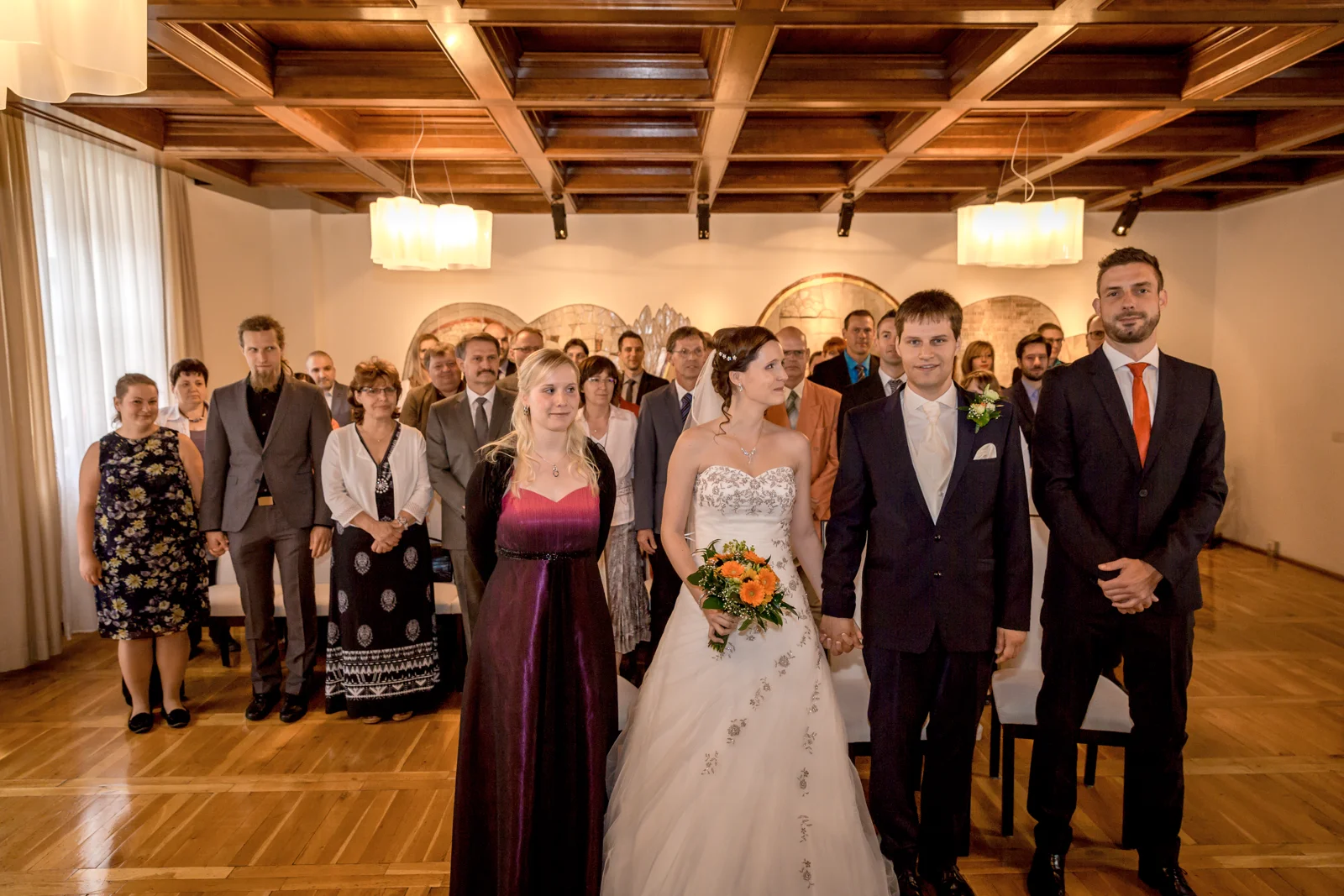 Jana und Alex im Trausaal – Hochzeit von Jana und Alex in Erfurt