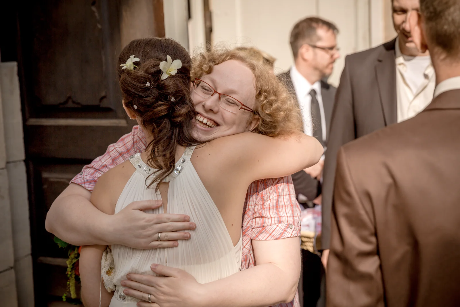 Herzliche Glückwünsche für Katharina – Hochzeit von Daniel und Katharina in Emskirchen – Schloss Brunn