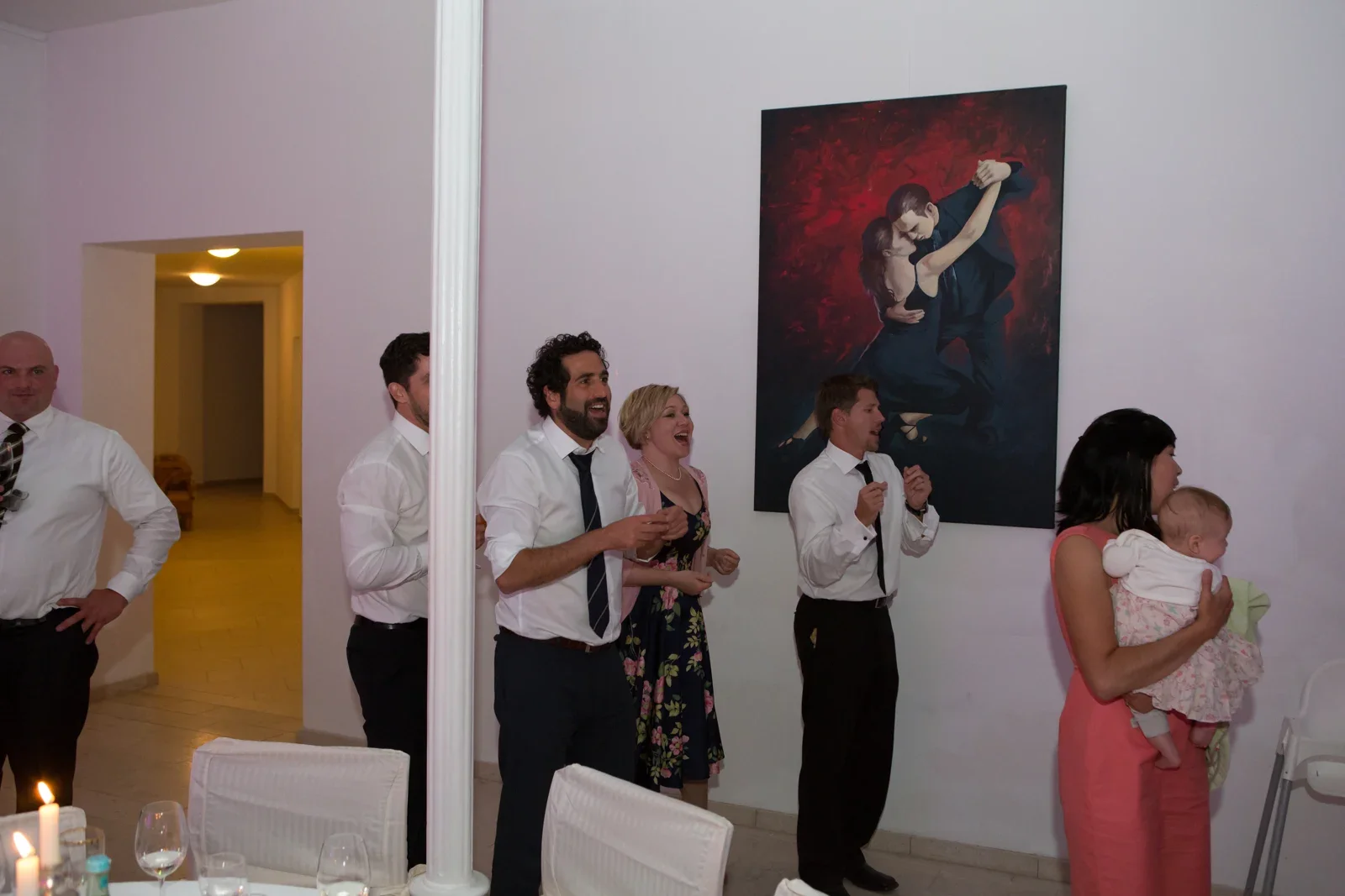 Musik begleitet die Feier – Hochzeit von Johanna und Bryan
