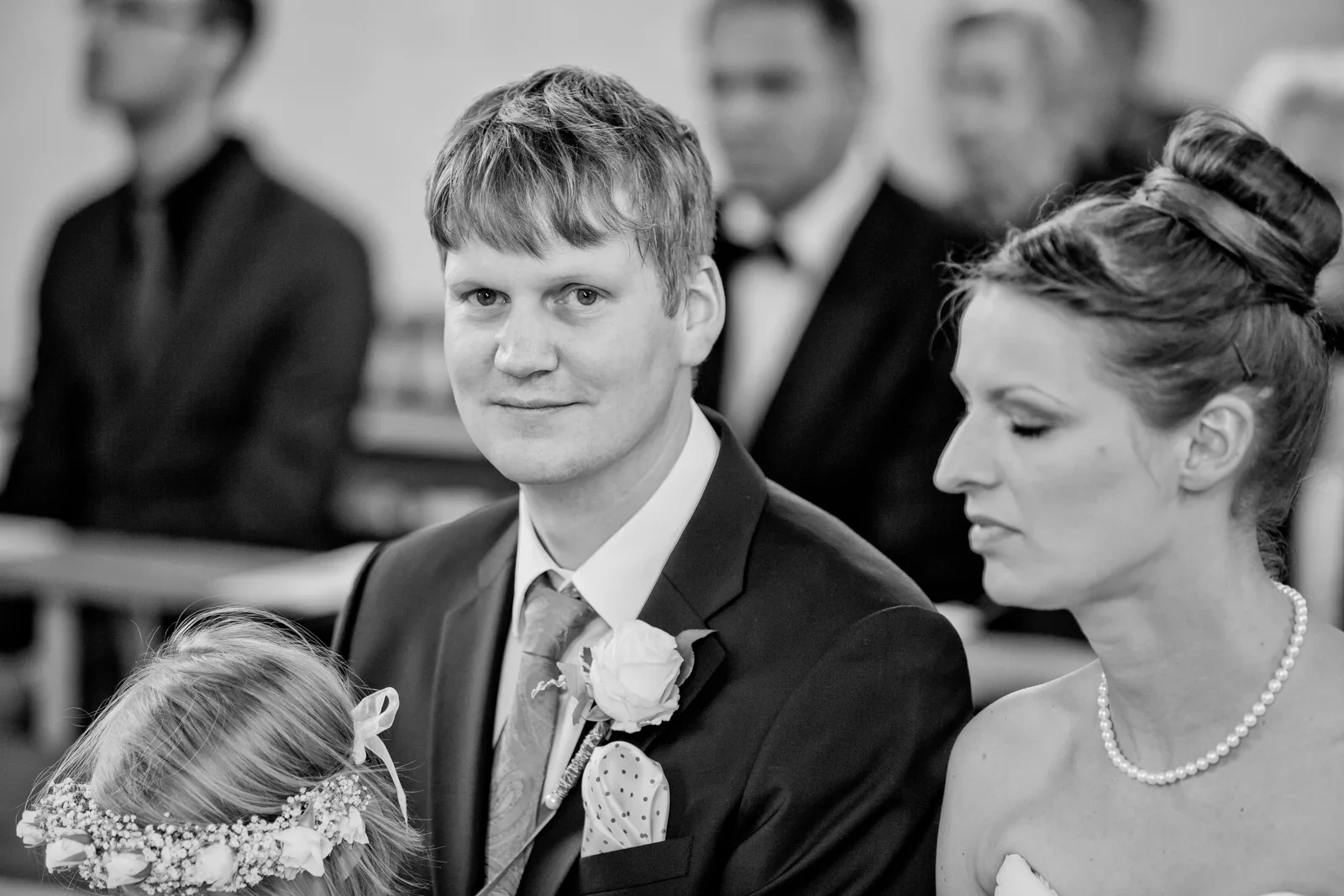 Viktoria und Sebastian während der Zeremonie – Hochzeit von Viktoria und Sebastian