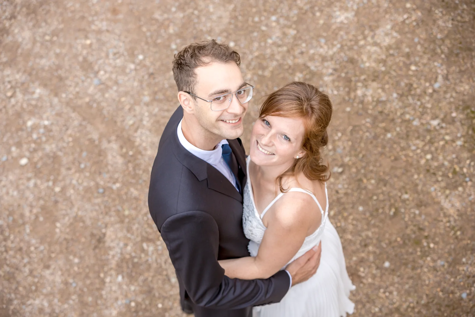 Zu zweit beim Paarshooting – Hochzeit von Virginie und Benjamin in Erfurt