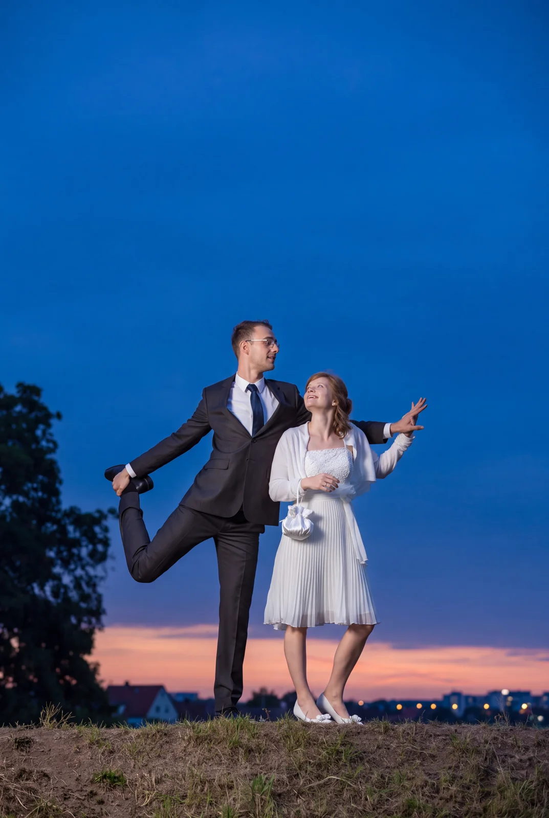 Benjamin liebt starke Posen ;-) – Hochzeit von Virginie und Benjamin in Erfurt