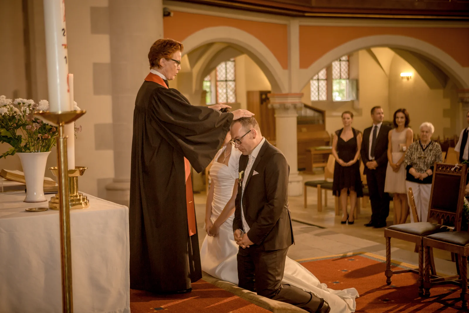 Der Segen für das Brautpaar – Hochzeit von Lydia und Christian in Erfurt