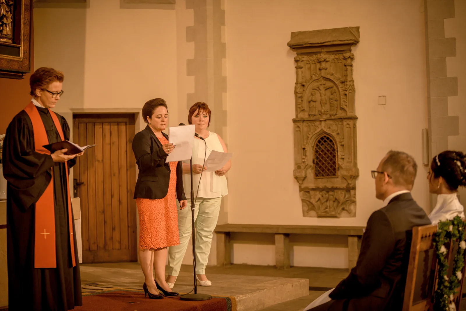 Die Fürbitten während der Trauung – Hochzeit von Lydia und Christian in Erfurt