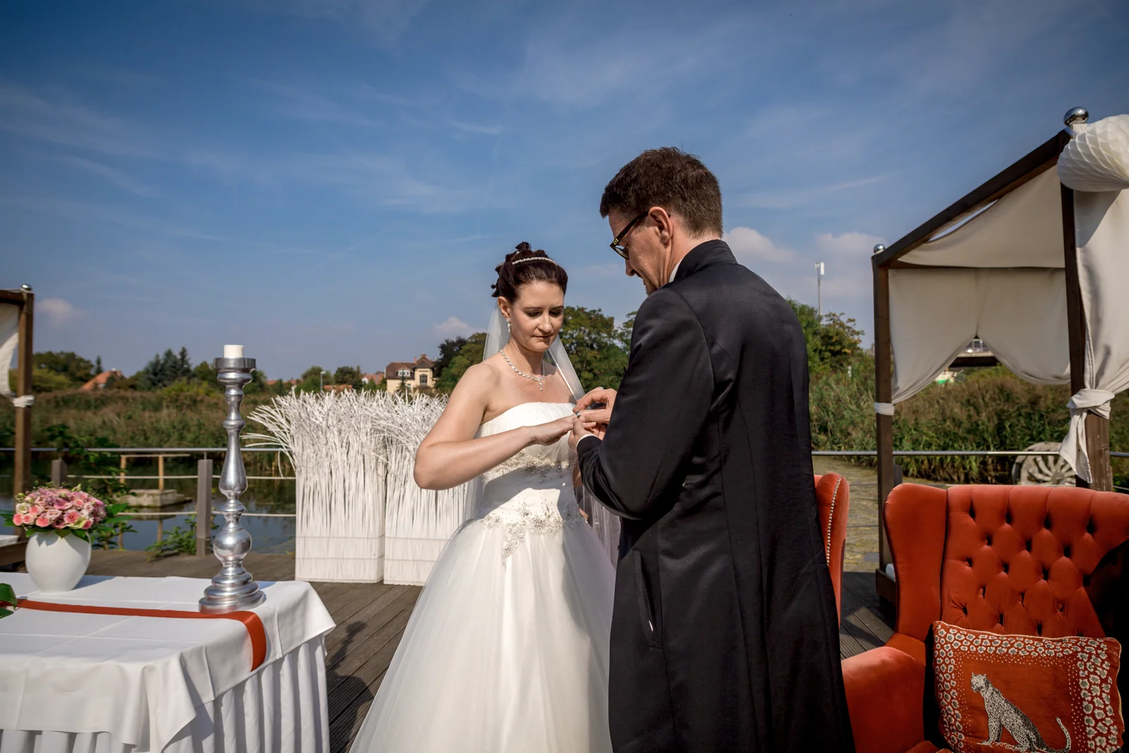 Der Ringtausch im Kressepark – Hochzeitsreportage von Matthias und Kerstin