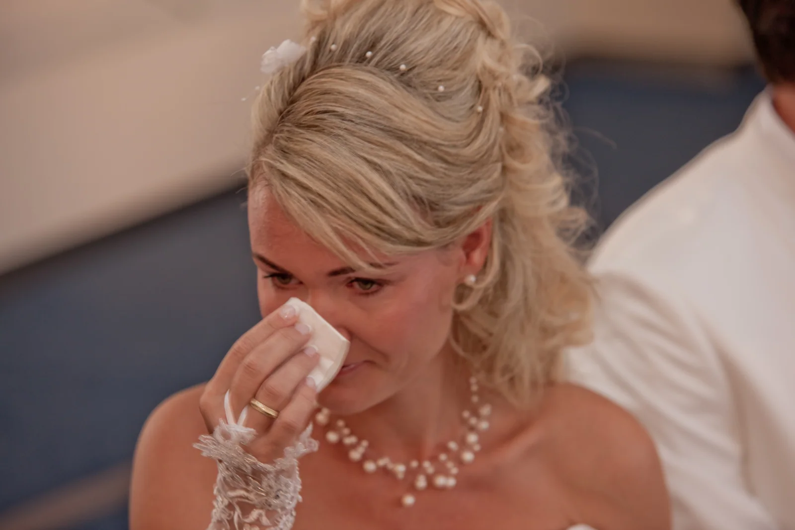 Ein bewegender Moment für Sandra – Hochzeitsreportage von Sandra und Lars