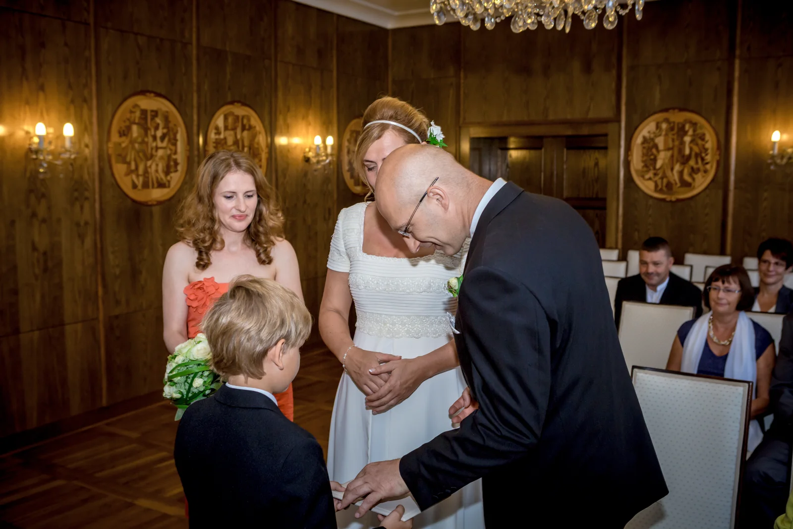 Die Ringe werden überreicht – Hochzeit von Nicole und Frank in Erfurt