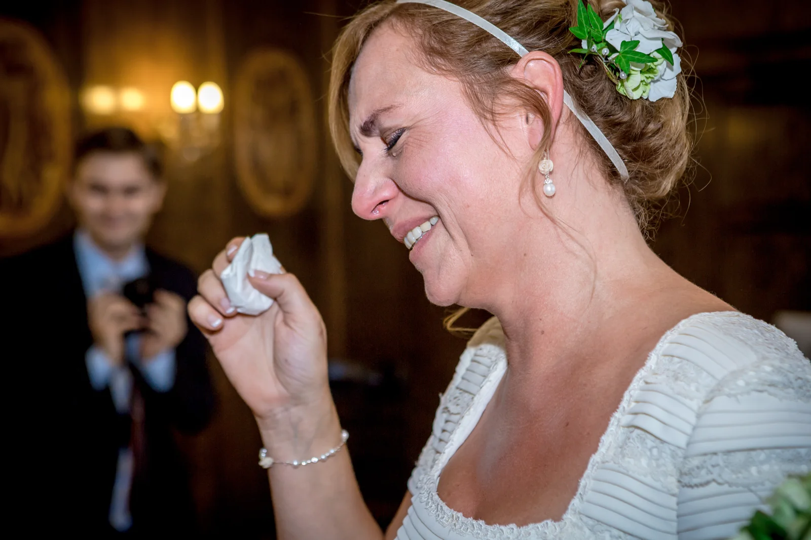 Ein bewegender Moment für Nicole – Hochzeit von Nicole und Frank in Erfurt
