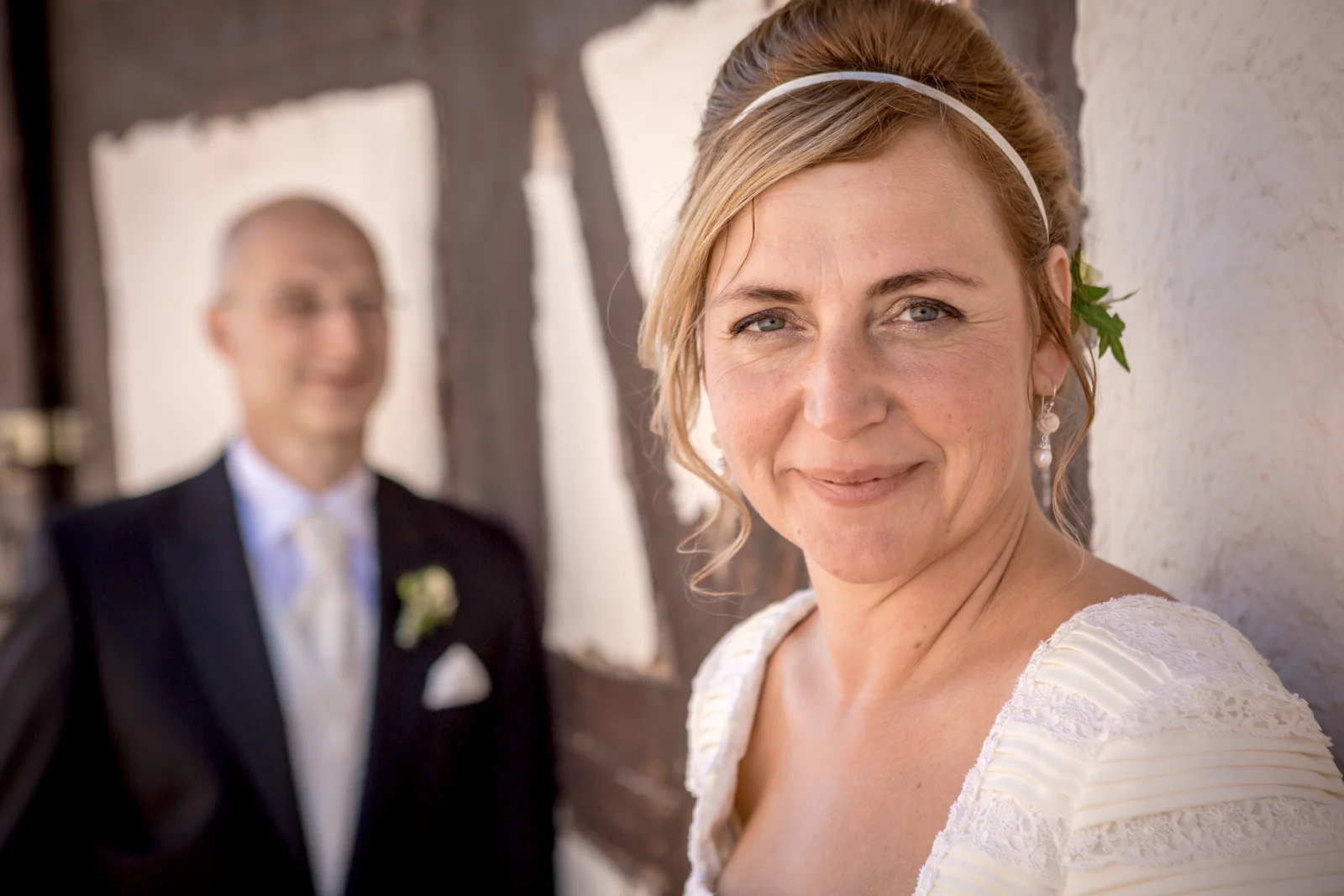 Nicole beim Paarshooting – Hochzeit von Nicole und Frank in Erfurt