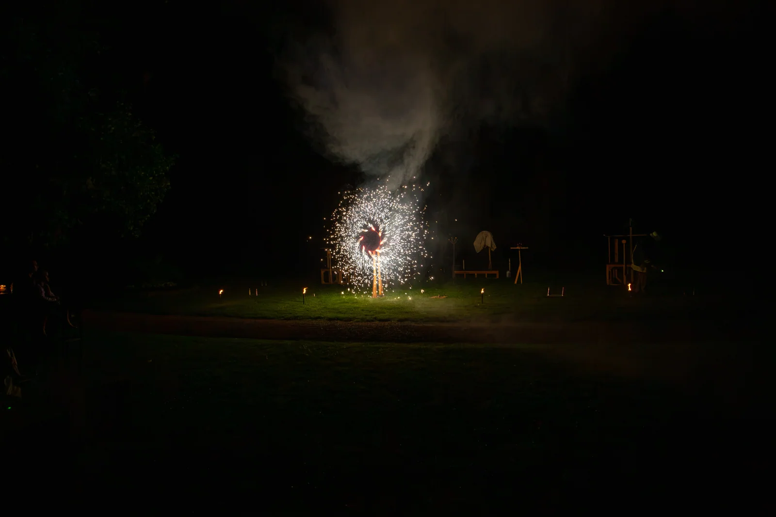 Feuerwerk am Abend – Hochzeitsreportage von Dana und Frank