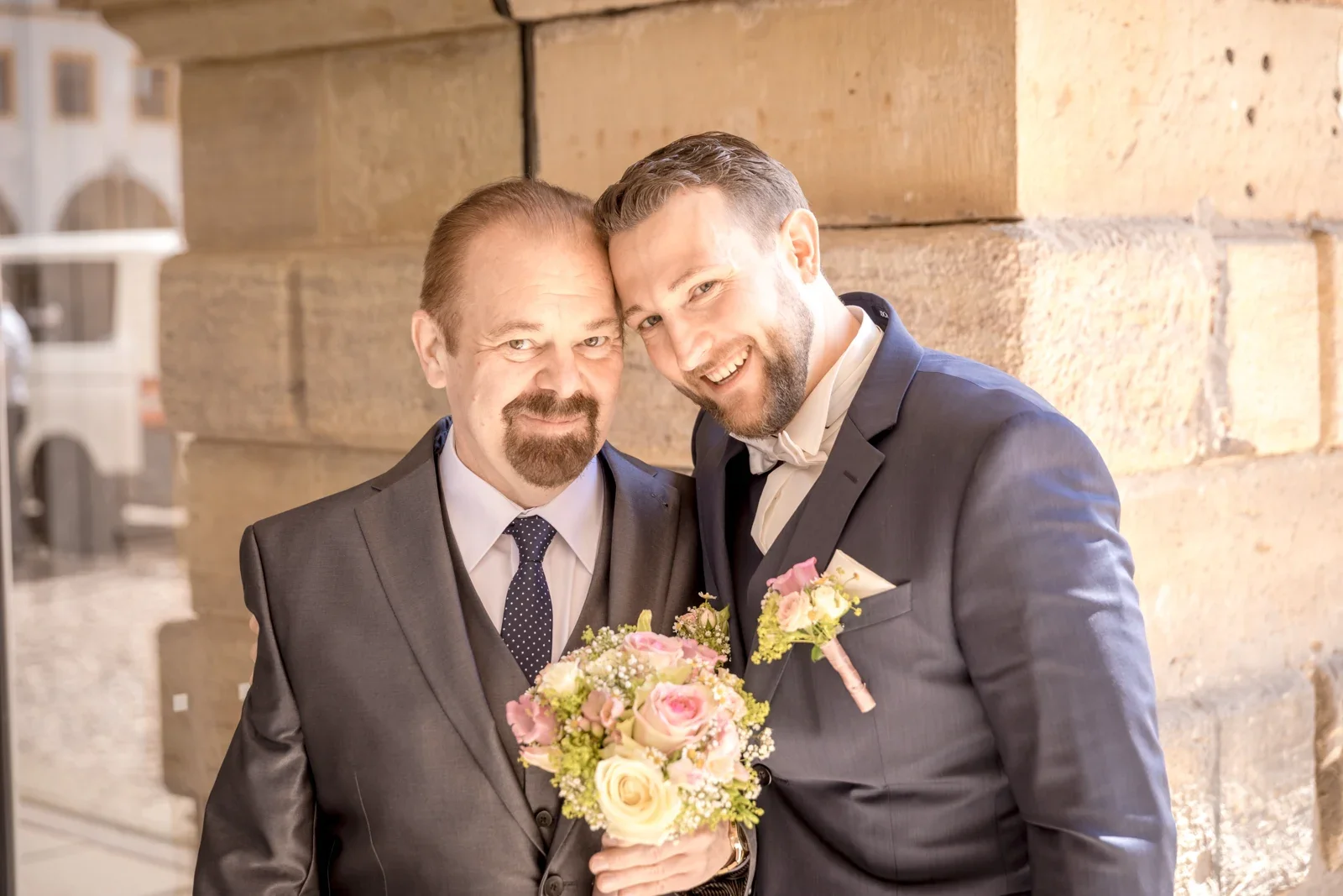 Alex vor der Trauung – Hochzeit von Steffi und Alex in Gotha