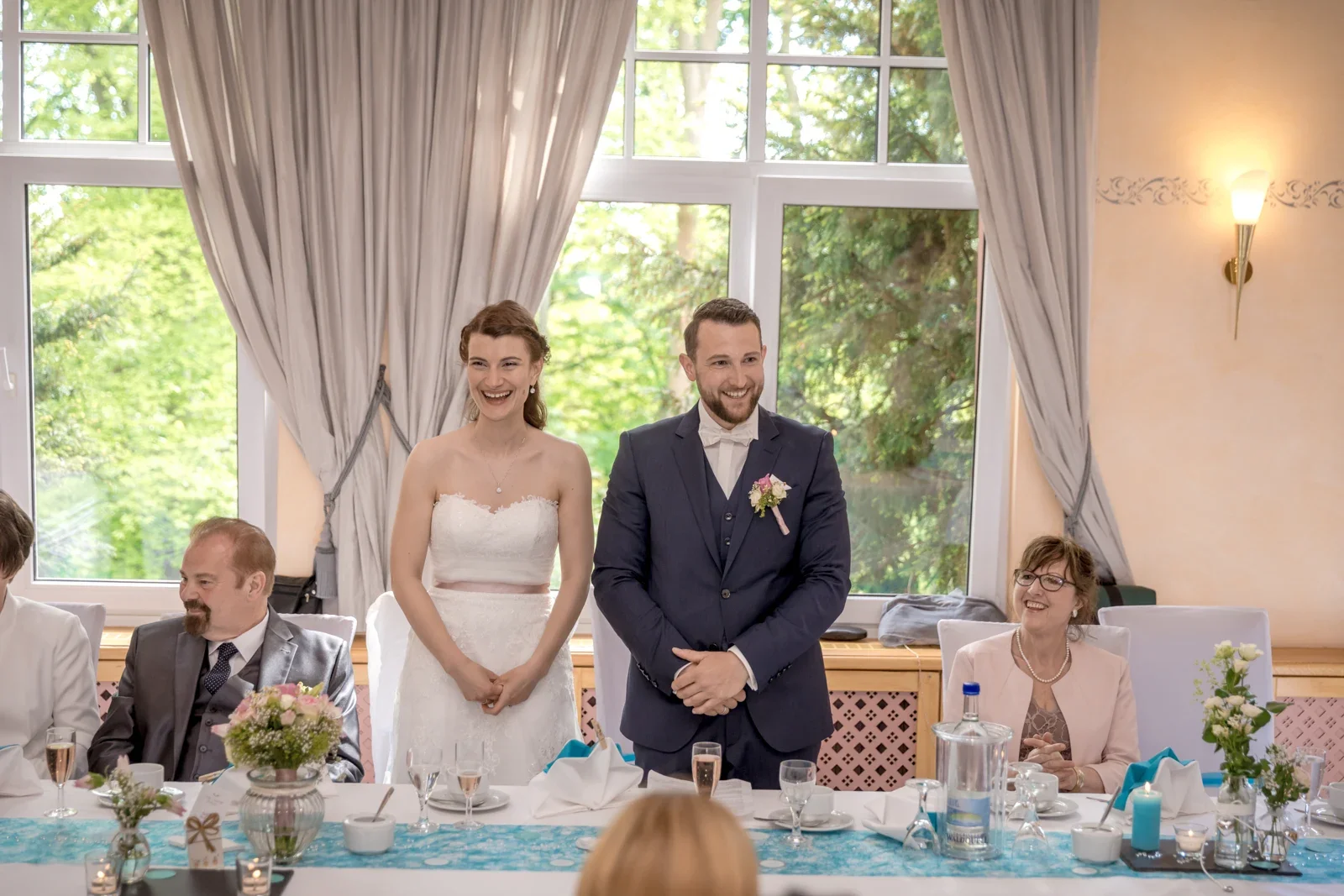 Steffi und Alex bei ihrer Hochzeitsfeier – Hochzeit von Steffi und Alex in Gotha