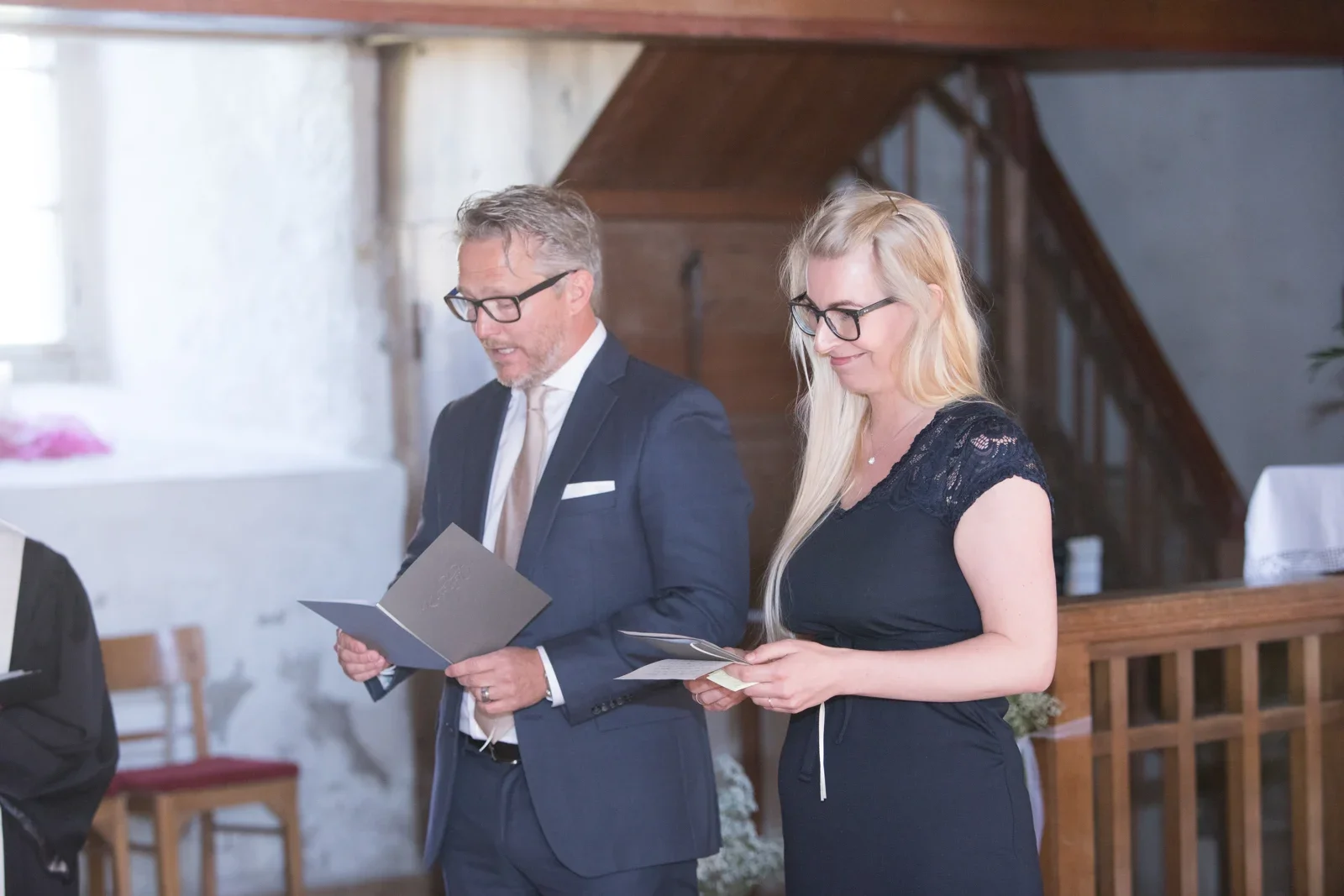 Ein musikalischer Beitrag zur Zeremonie – Hochzeit von Katja und Ulrick in Großrettbach