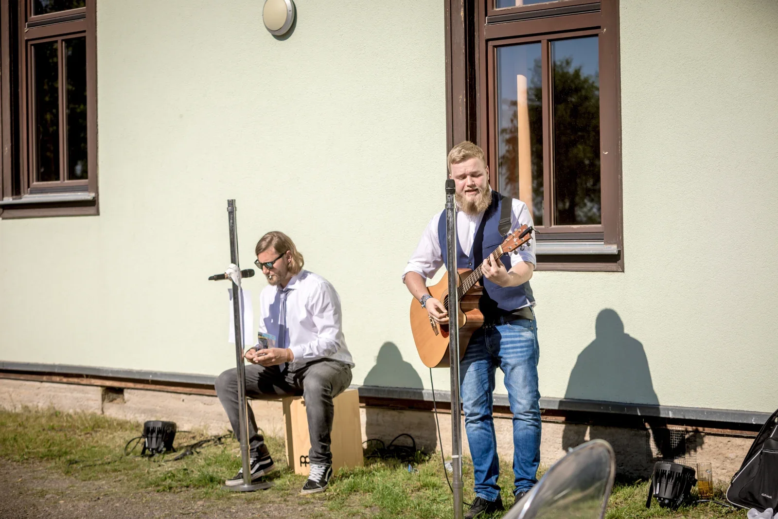 Livemusik bei der Feier – Hochzeit von Katja und Ulrick in Großrettbach