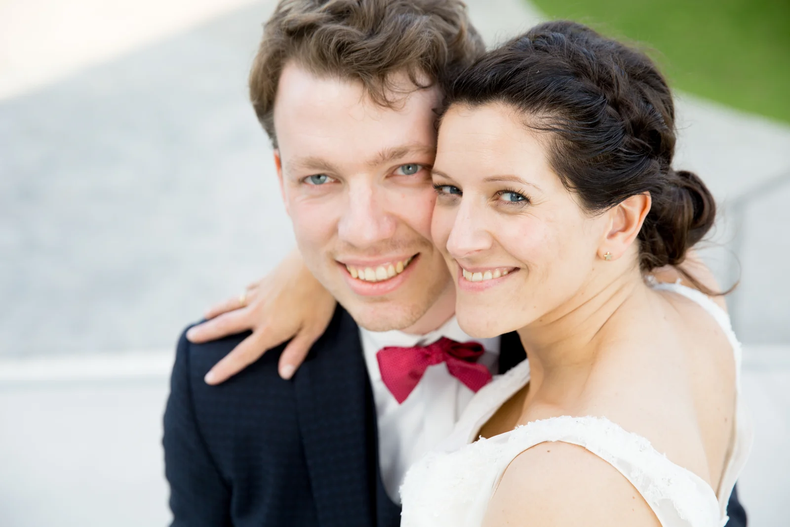 Ein gemeinsames Portrait in Hamburg – Hochzeit von Jan und Bettina in Hamburg und Kummerfeld