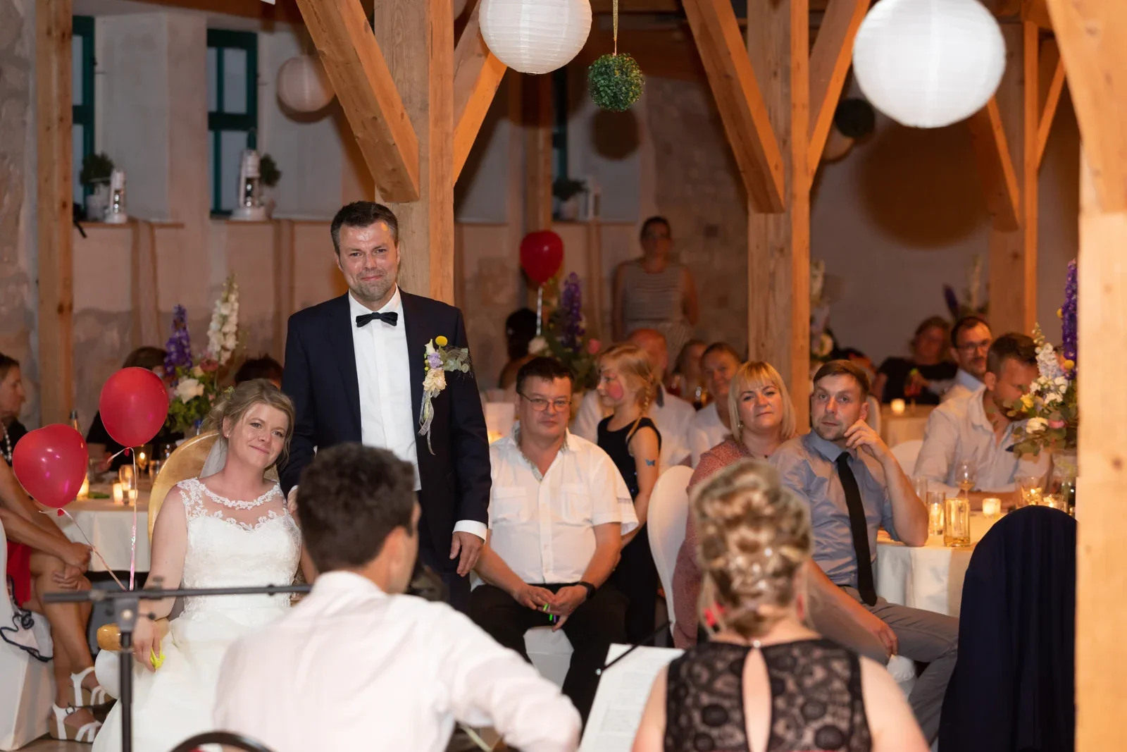 Ein Beitrag für das Brautpaar am Abend – Hochzeit von Jessica und Leander in Tonna und Dachwig