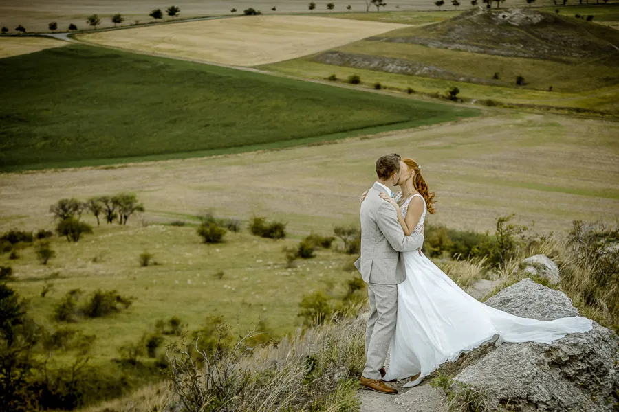 Hochzeit in Erfurt – Nicole und Lukas an der Schwellenburg – Aufnahme 2 von Delf Zeh