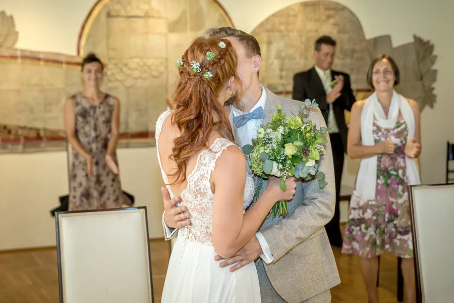 Hochzeit in Erfurt – Nicole und Lukas an der Schwellenburg – Aufnahme 6 von Delf Zeh
