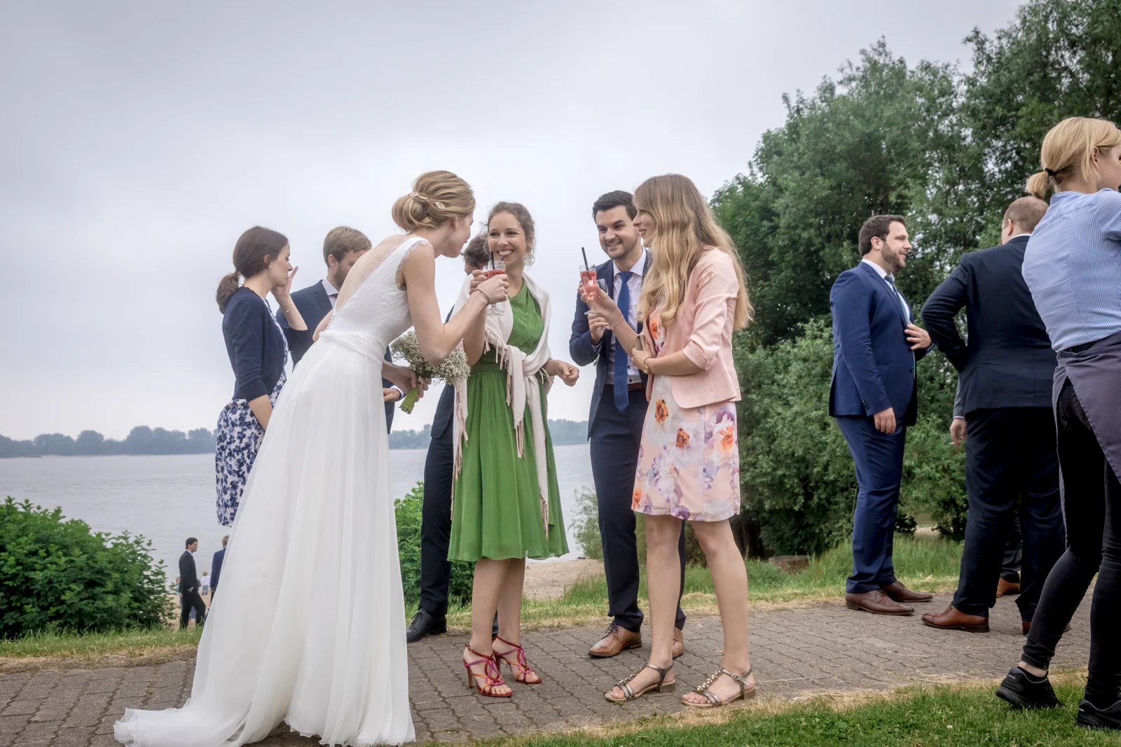 Ein gemeinsames Foto mit Hannah – Hochzeit von Hannah und Martin in Rellingen und Wedel