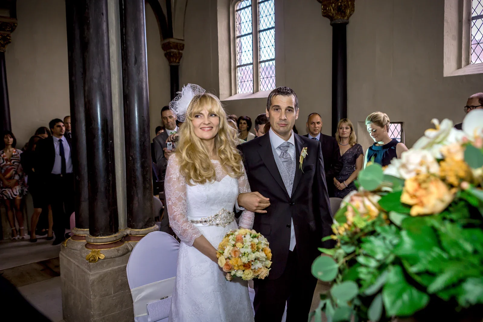 Angela und Siggi während ihrer freien Trauung – Hochzeit von Angela und Siggi