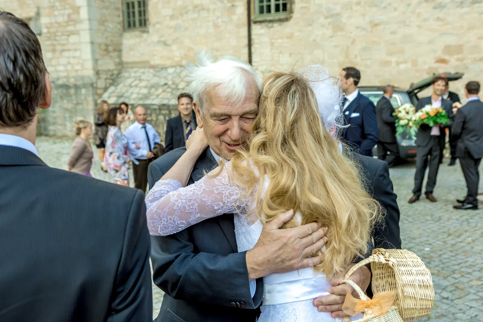 Eine herzliche Umarmung für Angela – Hochzeit von Angela und Siggi