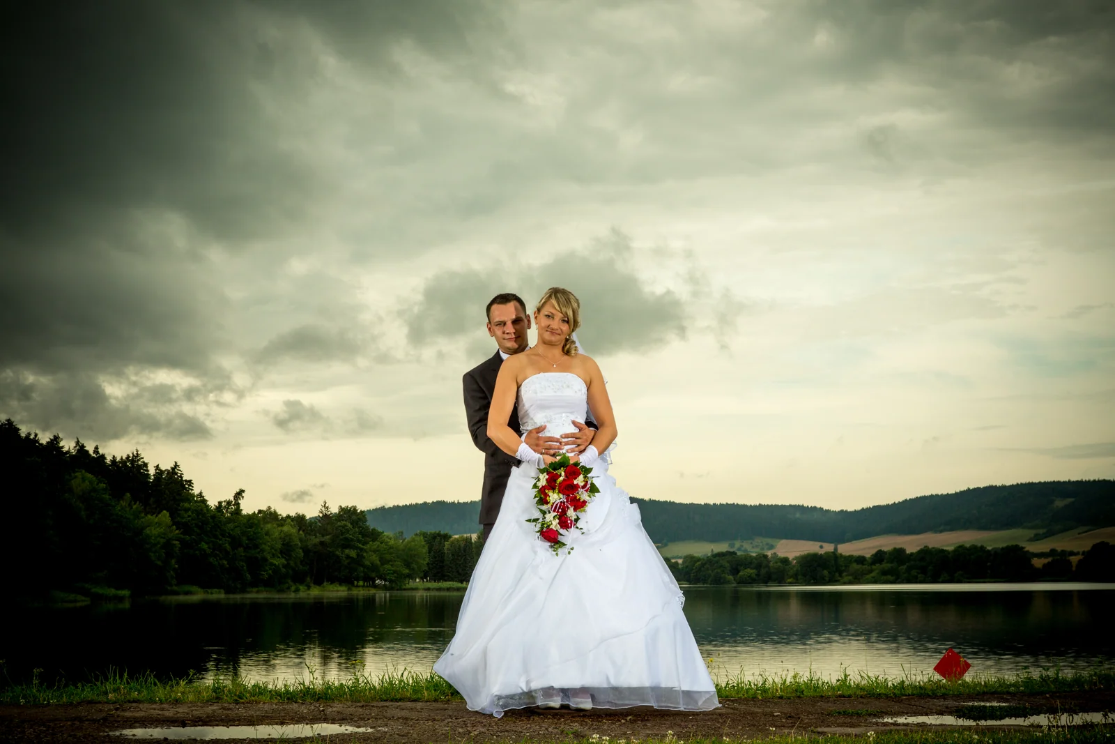 Sandra und André am Stausee Hohenfelden – Hochzeitsreportage von Sandra und André