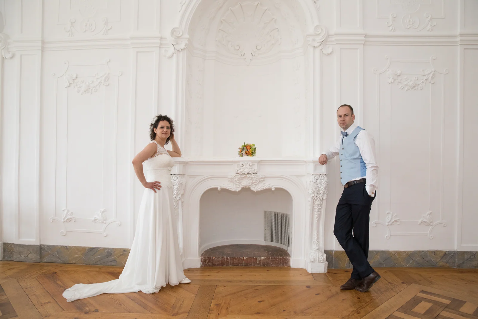 Ines und Alexander am Kamin – Hochzeitsreportage von Ines und Alexander