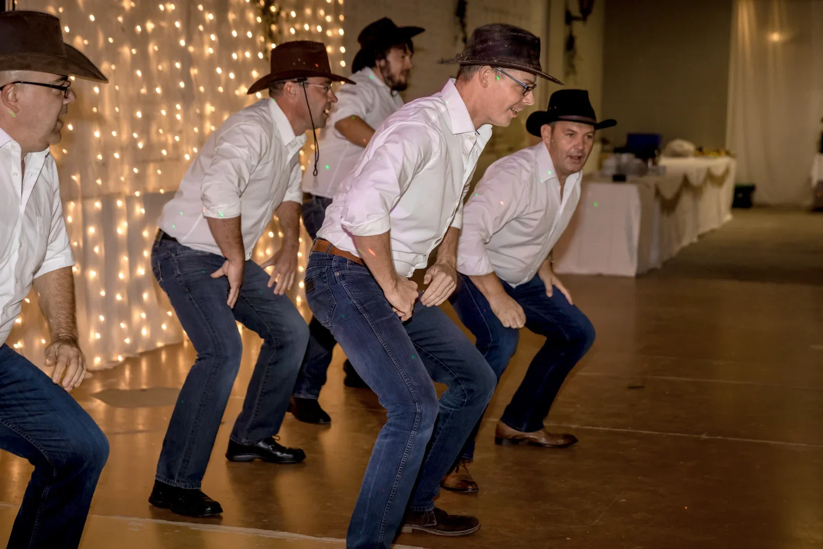 Die Line-Dance-Show zum Mitmachen – Hochzeit von Daniel und Steffi auf Schloss Heringen