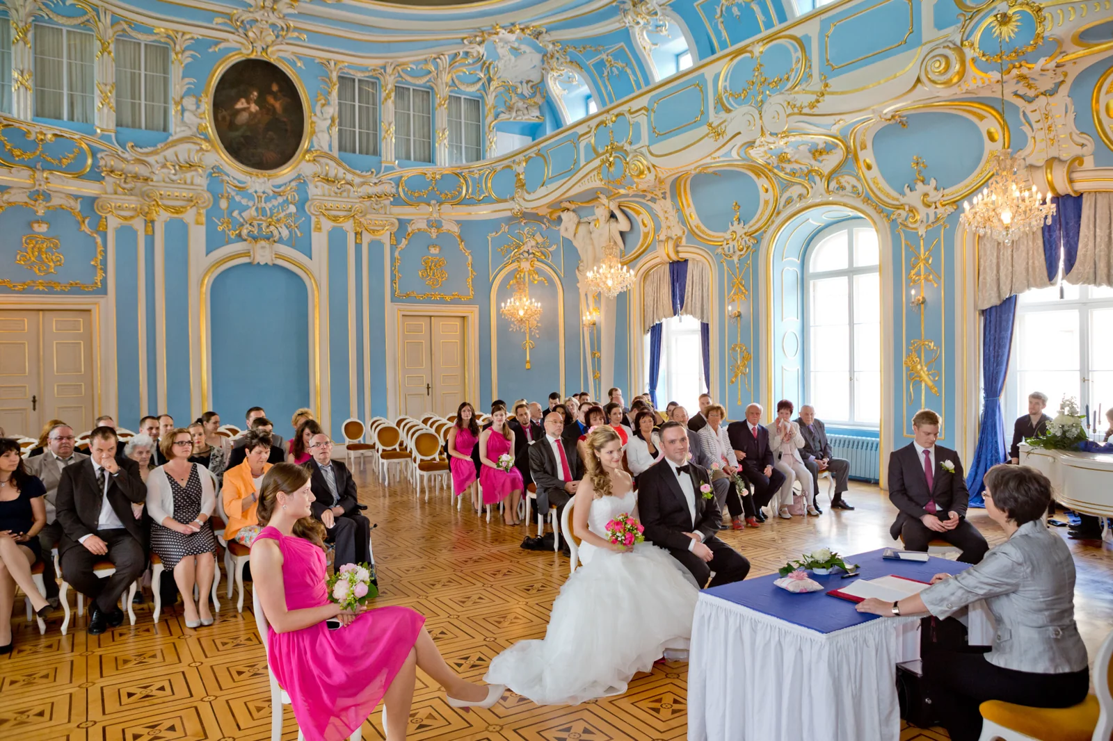 Die Trauung im festlichen Saal von Schloss Sondershausen – Hochzeit auf Schloss Sondershausen