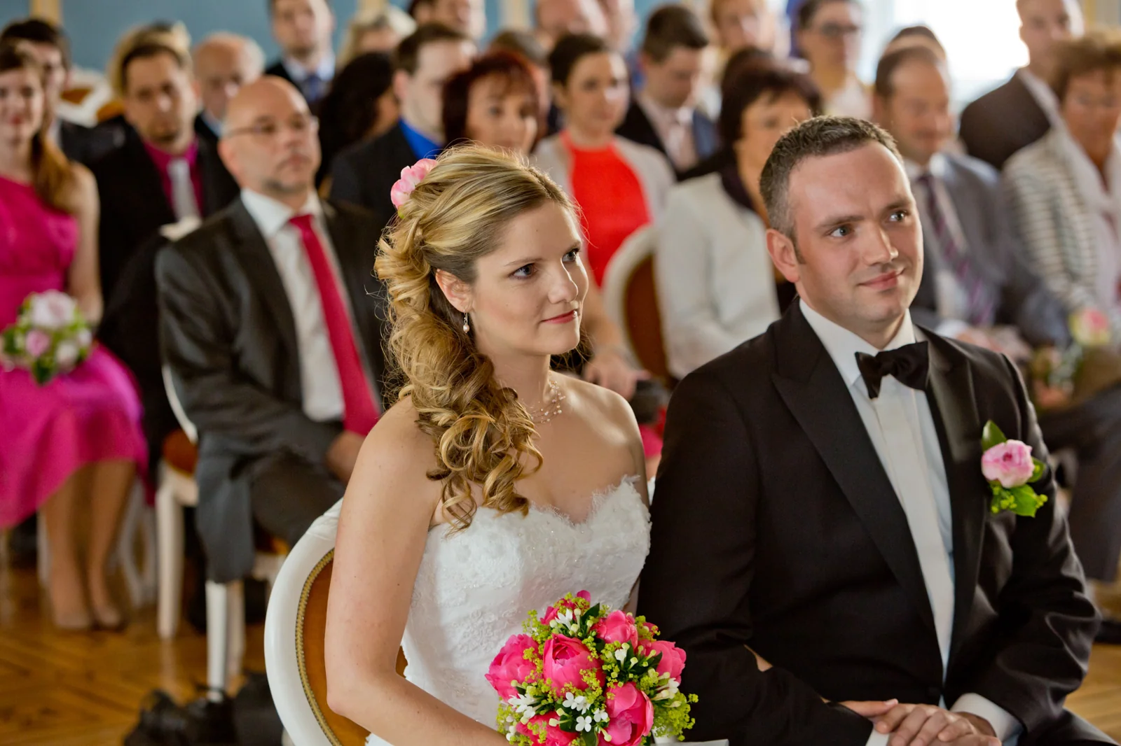 Nora und Markus während ihrer Trauung – Hochzeit auf Schloss Sondershausen
