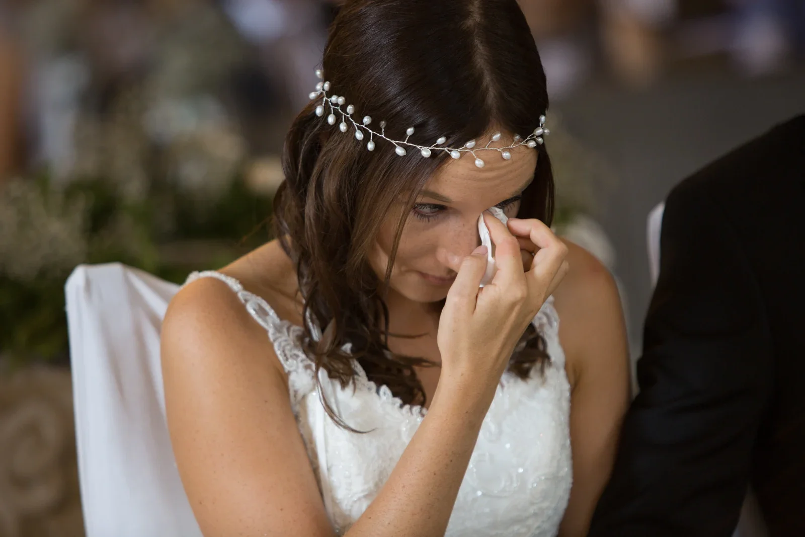 Ein bewegender Augenblick für Tanja – Hochzeit von Tanja und Dominick in Steinbach-Hallenberg