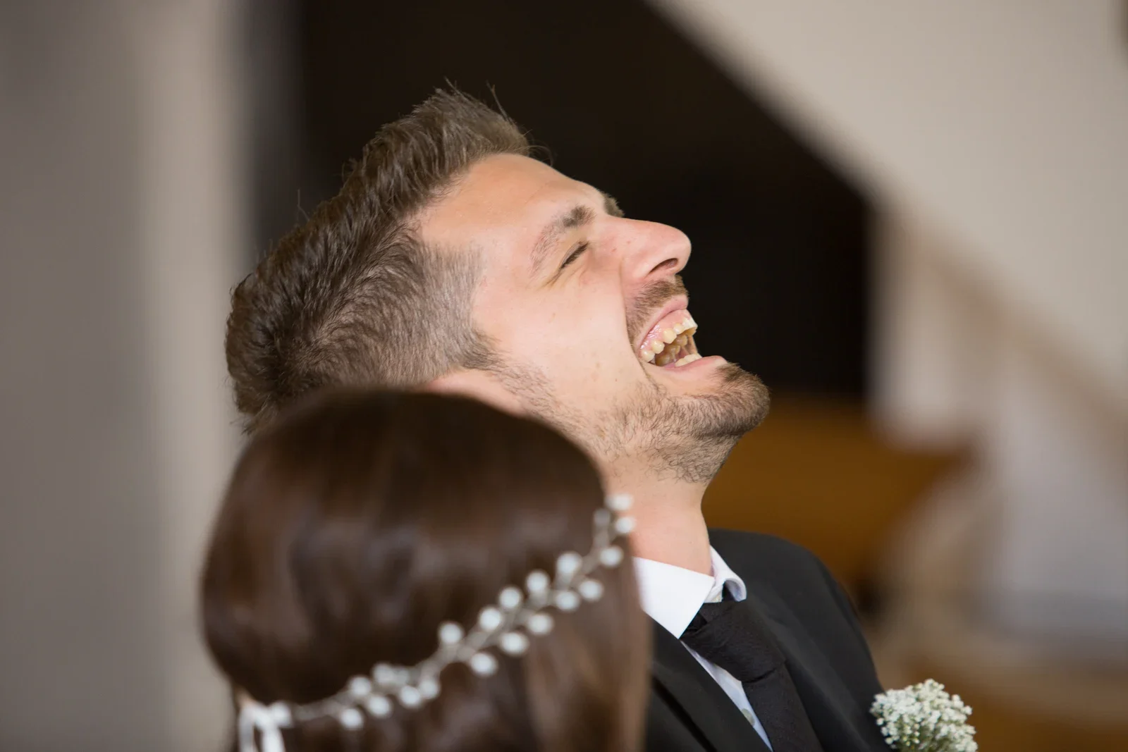 Auch zum Lachen bleibt Zeit – Hochzeit von Tanja und Dominick in Steinbach-Hallenberg