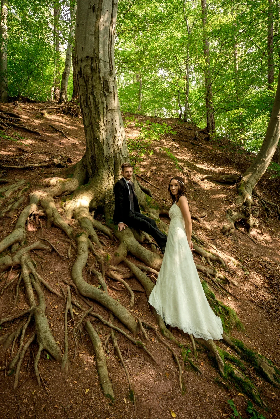 Irgendwie erinnert mich Tanja an Galadriel – gut, die Haarfarbe passt nicht ganz ;-) – Hochzeit von Tanja und Dominick in Steinbach-Hallenberg