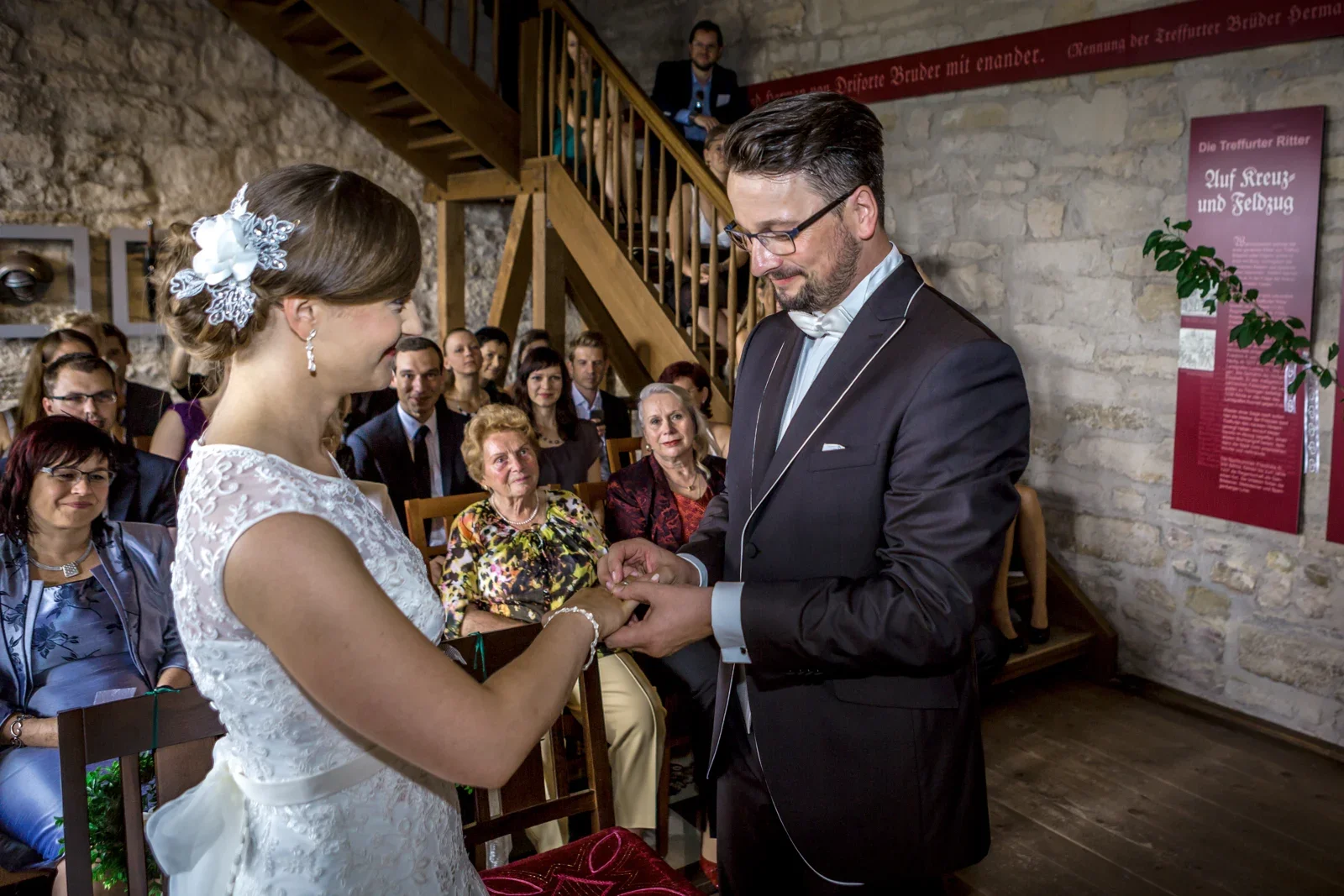 Der Ringwechsel von Marielle und Micha – Hochzeit von Marielle und Micha