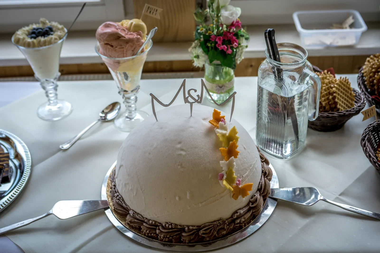 Die Hochzeitstorte für Marielle und Micha – Hochzeit von Marielle und Micha